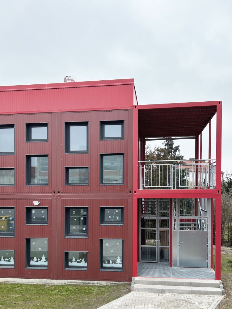Helmstedt Container Grundschule Friedrichsstraße