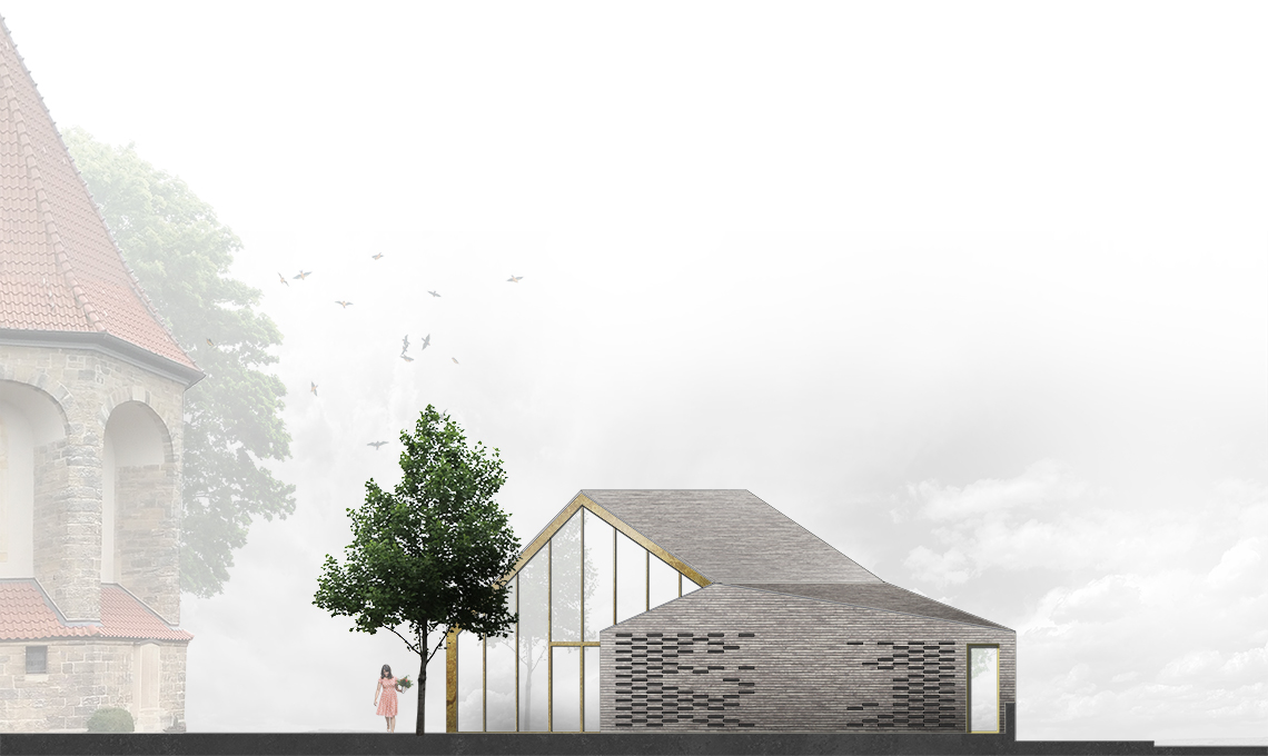Neubau Gemeindehaus Adenstedt Ansicht