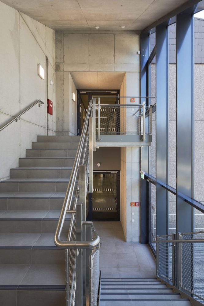 Treppentürme Max-Planck Institut Braunschweig Innen